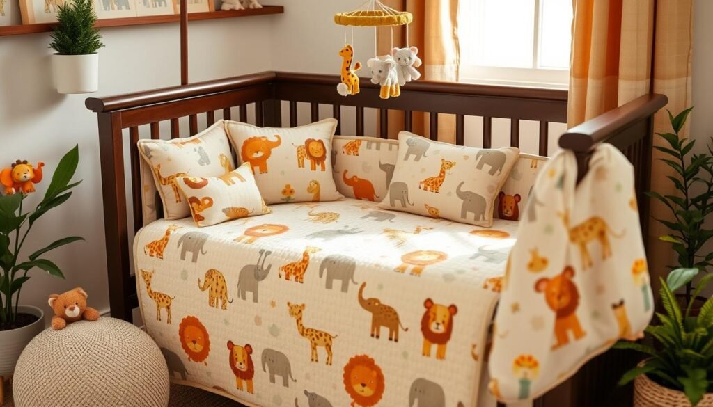 Quality safari nursery bedding